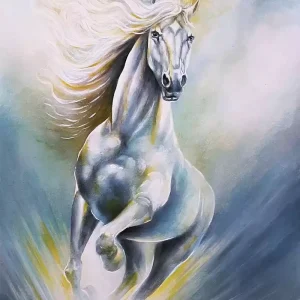 1 Άσπρο Άλογο 50x70cm 11 2023