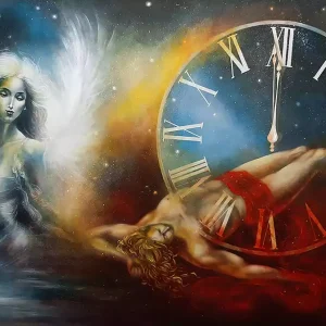 Σελήνη και Ενδυμίων 120x80cm 1 2025